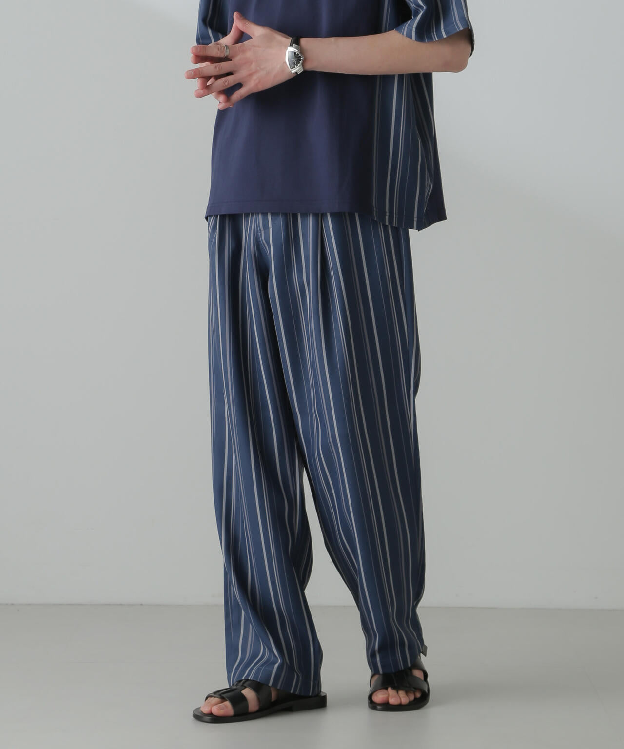 パターンイージーワイドパンツ(セットアップ可) 6724127218