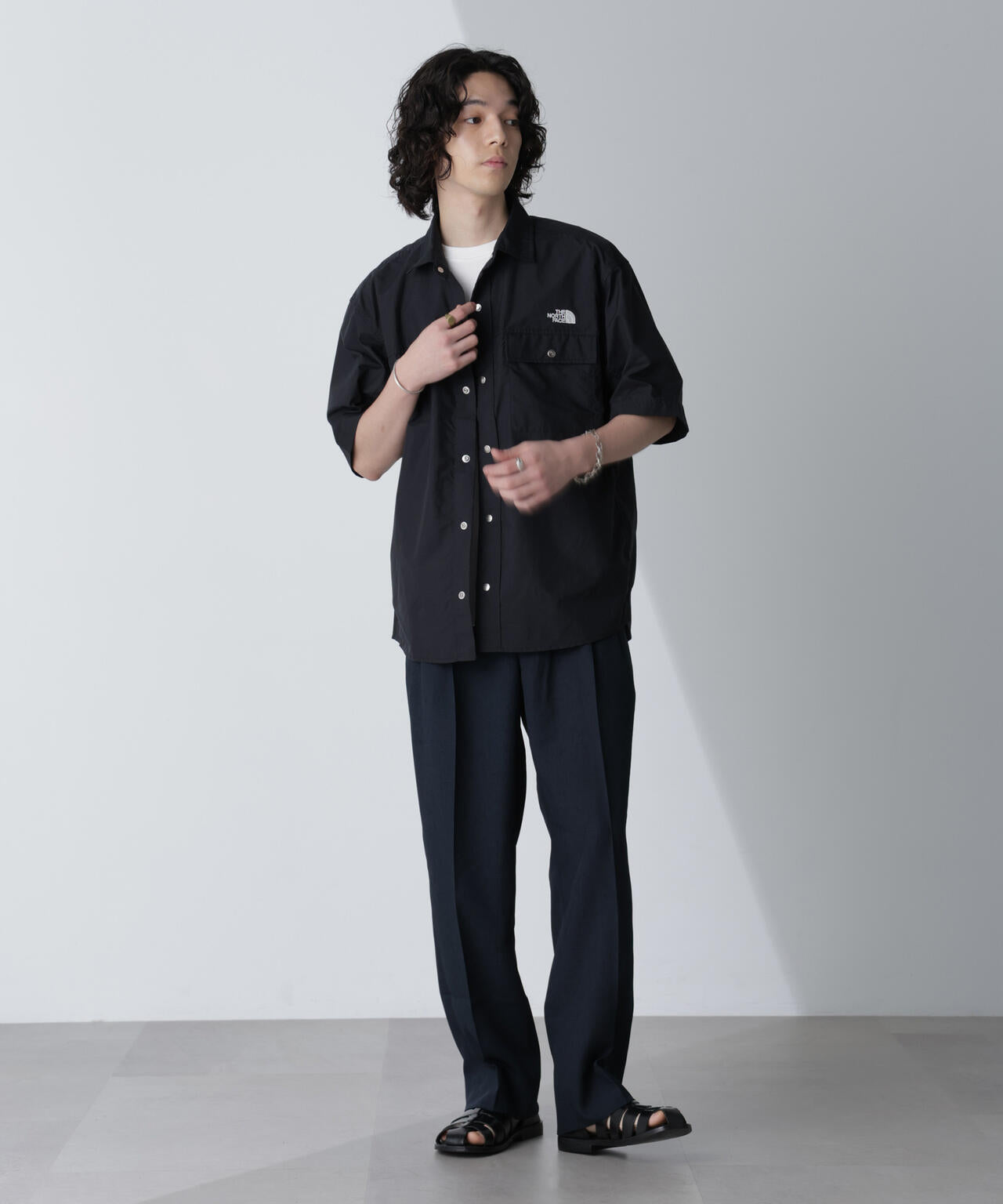 テックリネンリラックスタックテーパードパンツ(セットアップ可) 6724127223