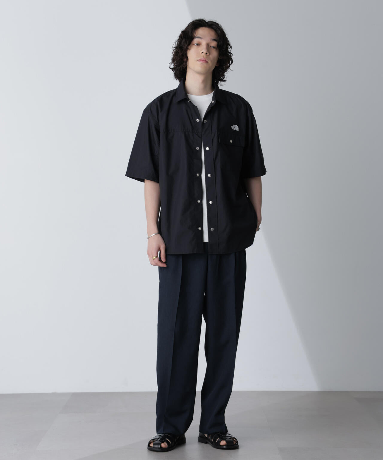 テックリネンリラックスタックテーパードパンツ(セットアップ可) 6724127223