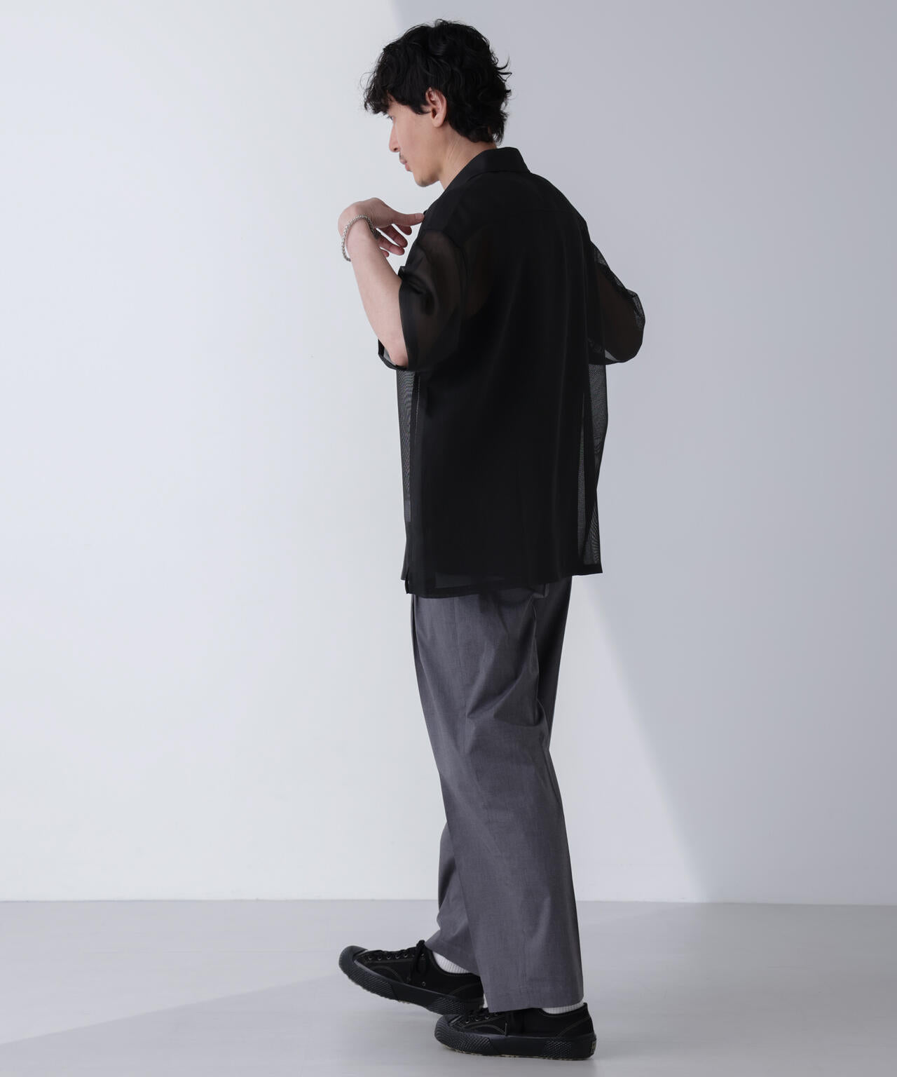 TCクールマックス ツータックスラックス ワイドシルエット 6724127225