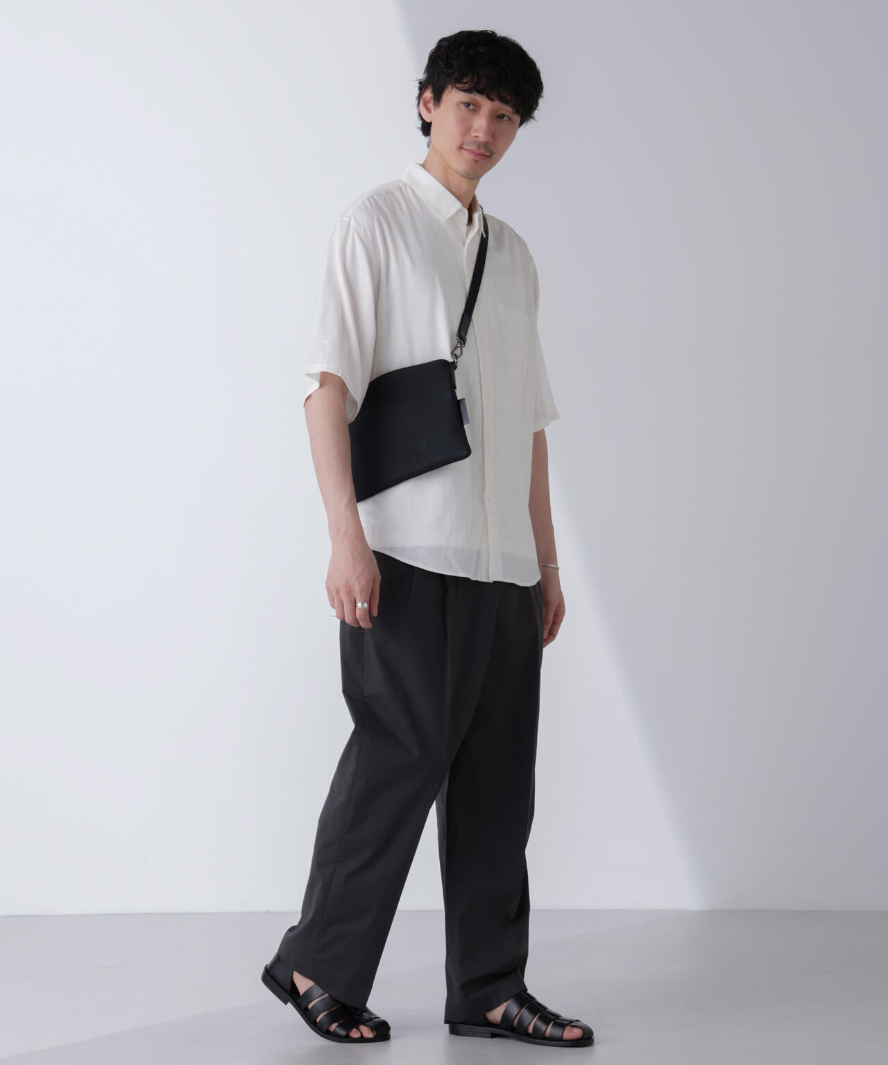 TCクールマックス ツータックスラックス ワイドシルエット 6724127225