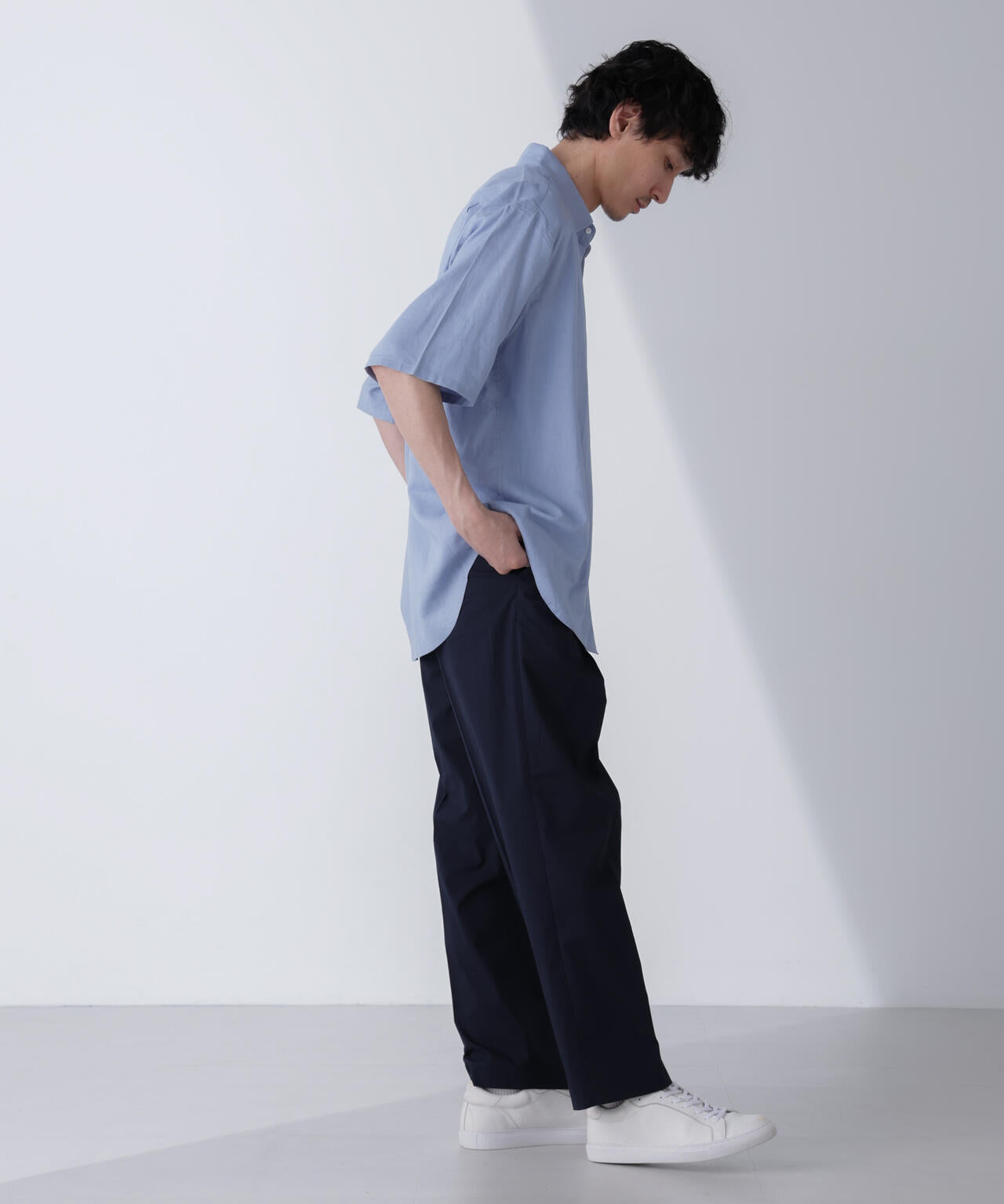 TCクールマックス ツータックスラックス ワイドシルエット 6724127225