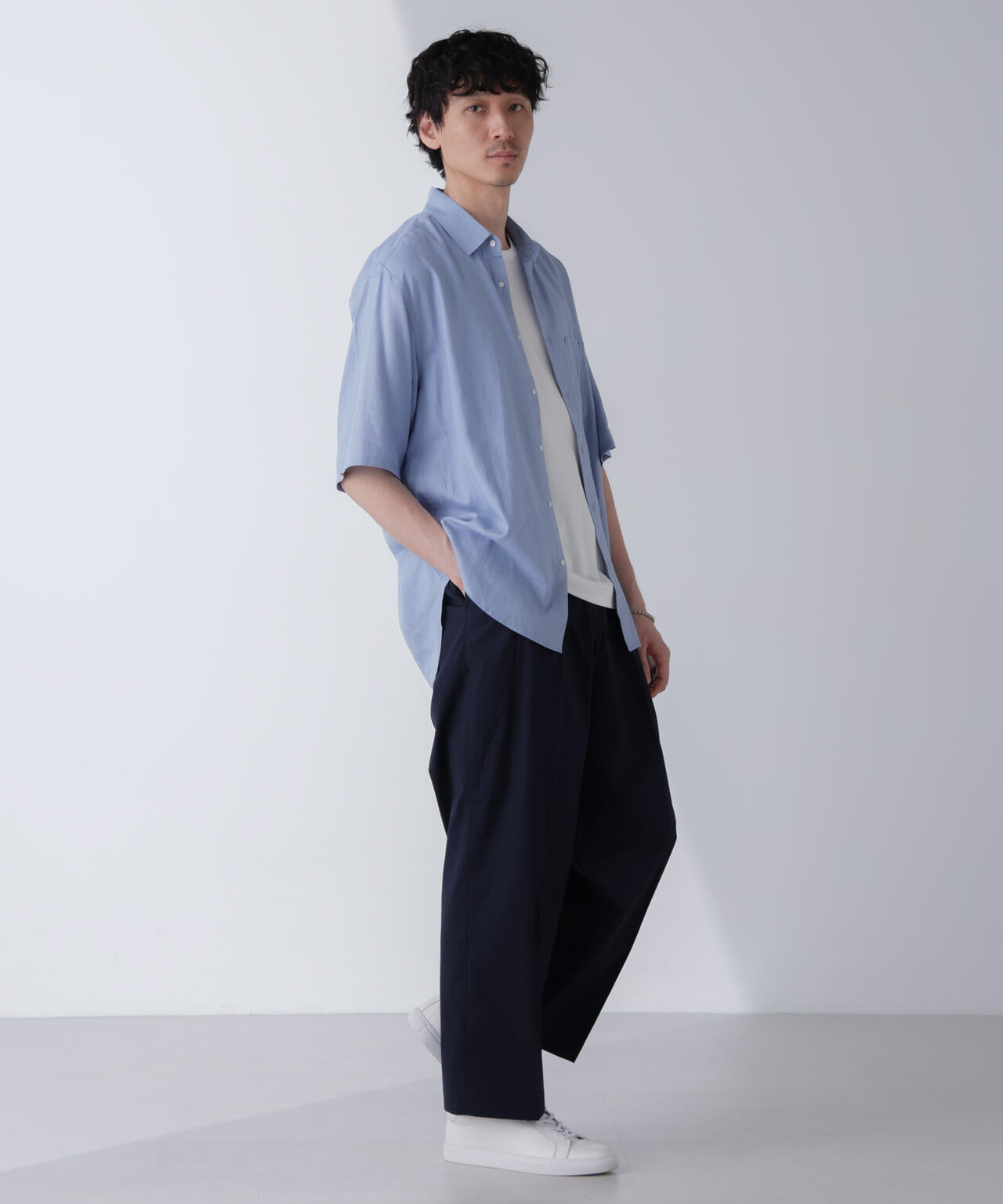 TCクールマックス ツータックスラックス ワイドシルエット 6724127225