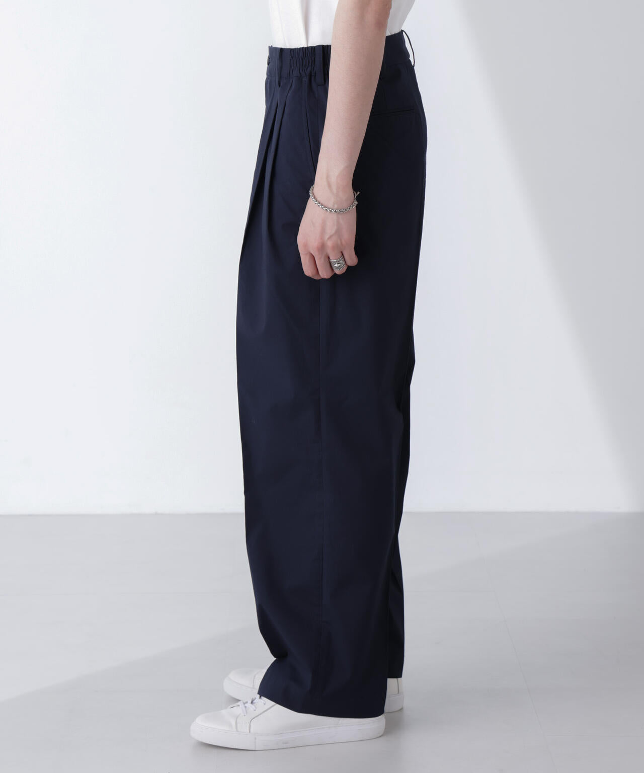 TCクールマックス ツータックスラックス ワイドシルエット 6724127225