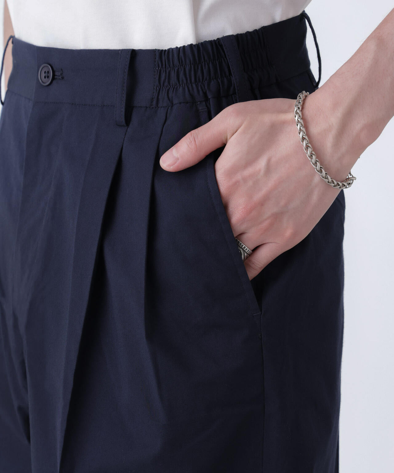 TCクールマックス ツータックスラックス ワイドシルエット 6724127225