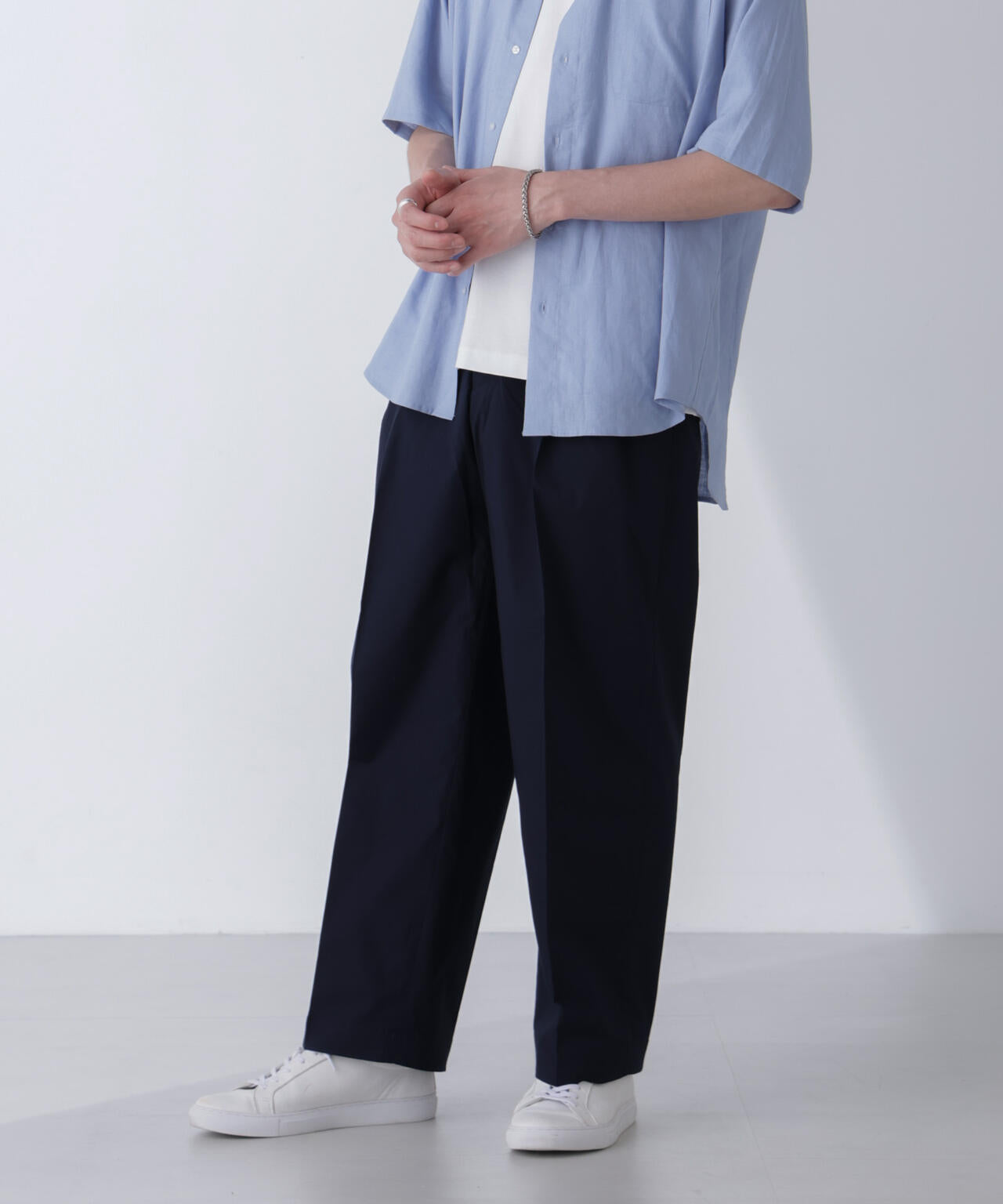 TCクールマックス ツータックスラックス ワイドシルエット 6724127225