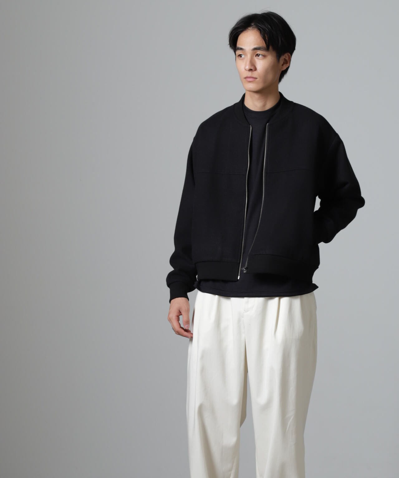 合繊メルトンボンバージャケット 6724212213