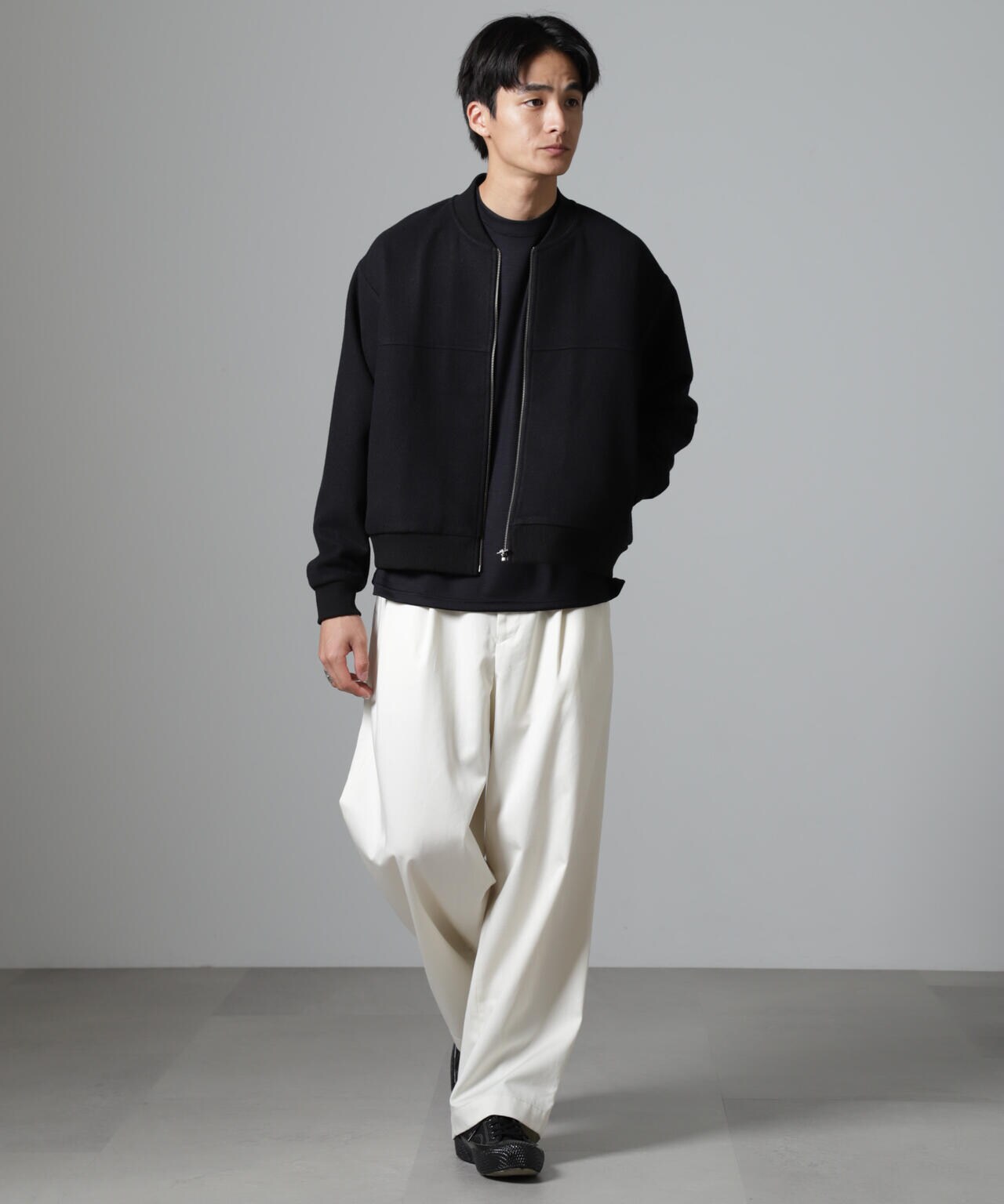 合繊メルトンボンバージャケット 6724212213