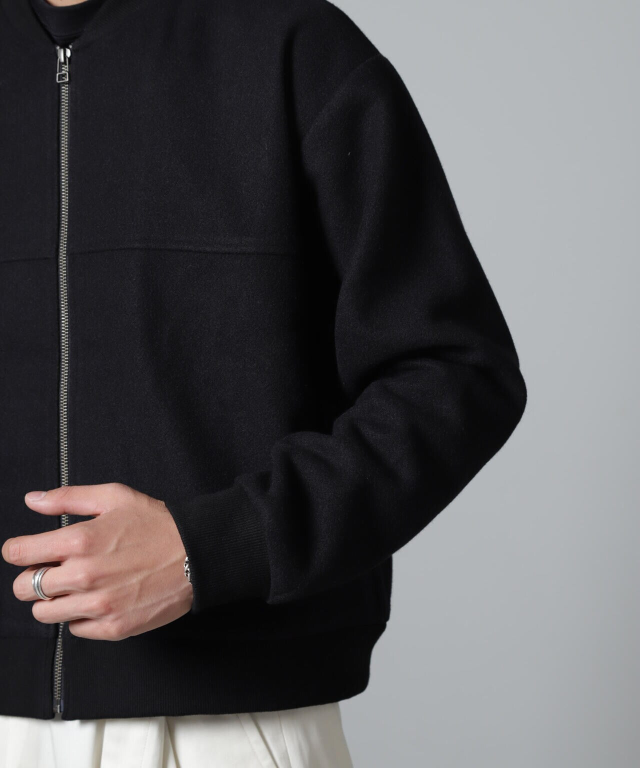 合繊メルトンボンバージャケット 6724212213