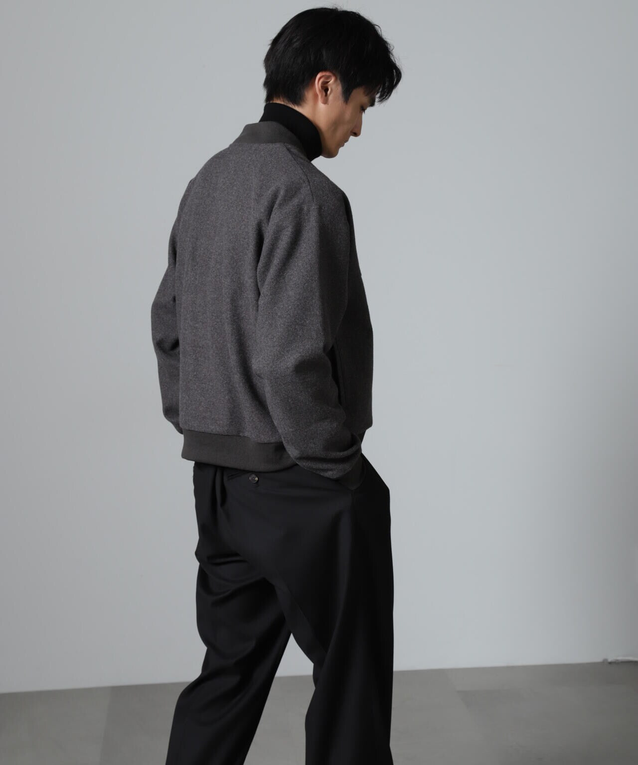 合繊メルトンボンバージャケット 6724212213