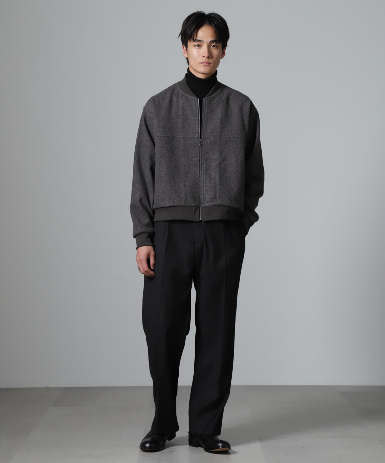 合繊メルトンボンバージャケット 6724212213