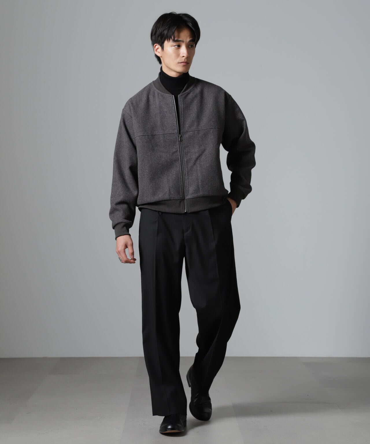 合繊メルトンボンバージャケット 6724212213