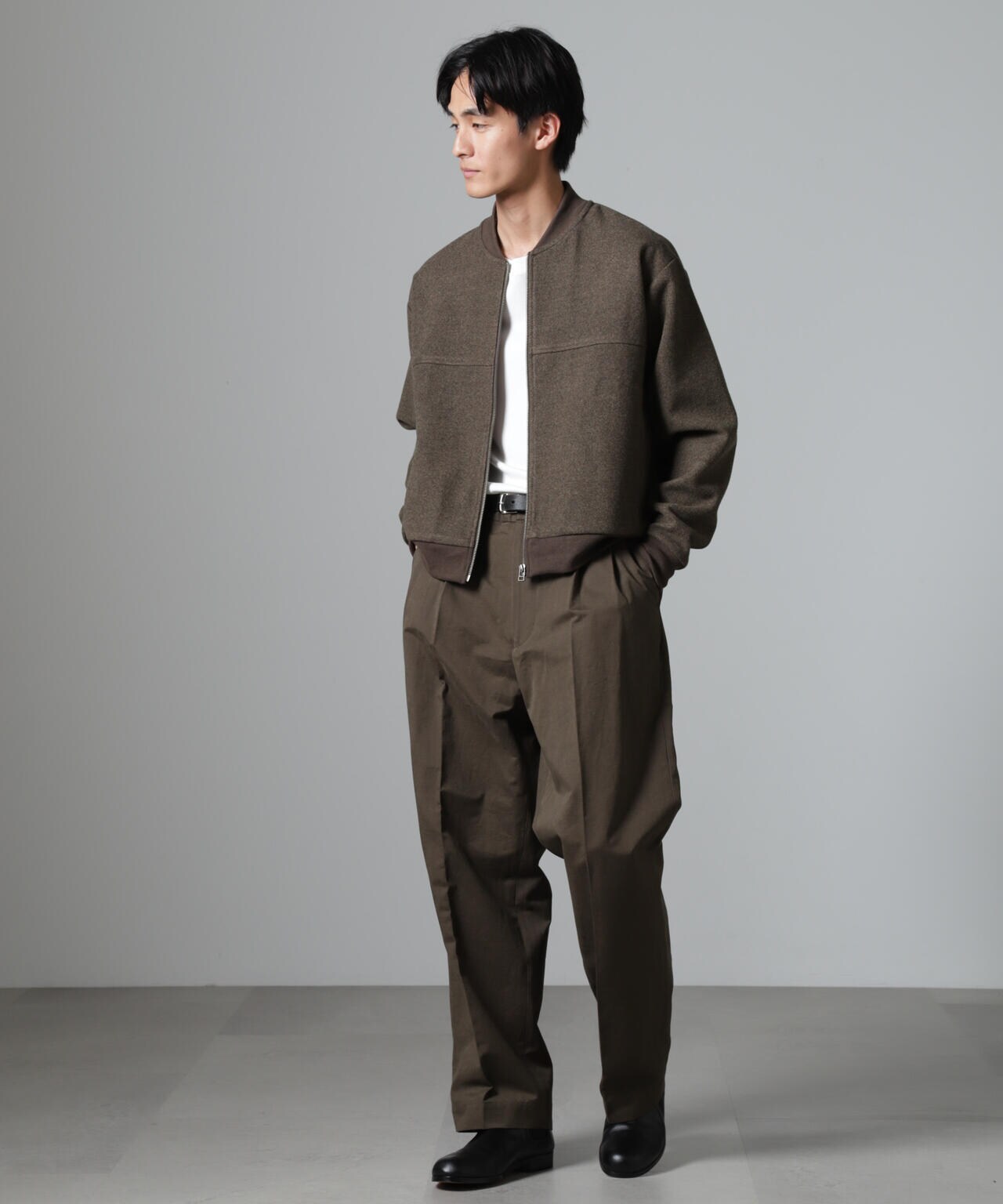 合繊メルトンボンバージャケット 6724212213