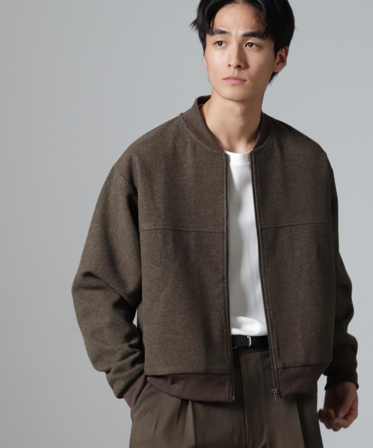 合繊メルトンボンバージャケット 6724212213