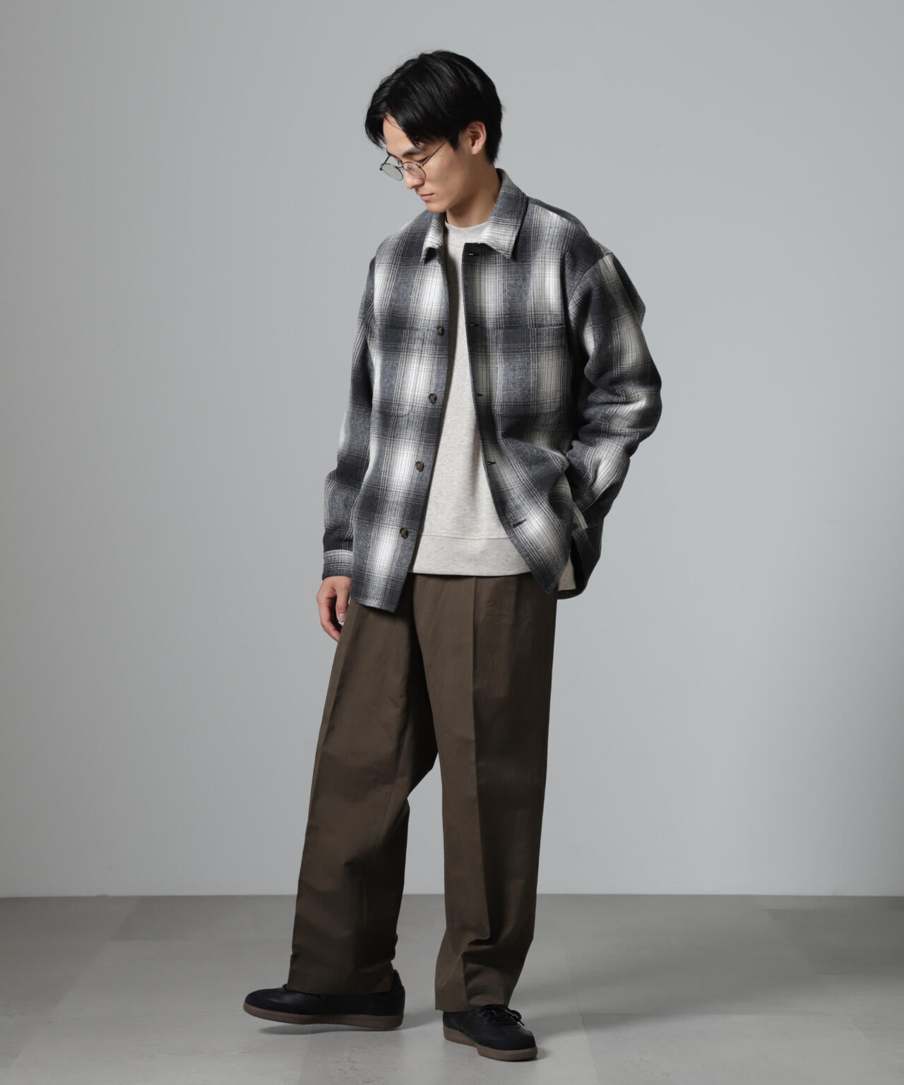 テックメルトン CPOパターンチェックシャツブルゾン 6724212214