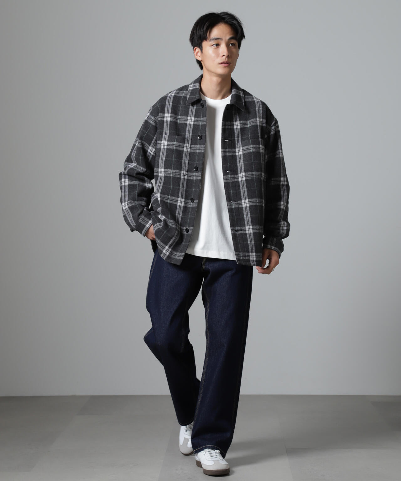 テックメルトン CPOパターンチェックシャツブルゾン 6724212214