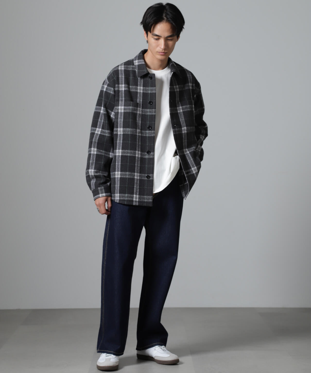 テックメルトン CPOパターンチェックシャツブルゾン 6724212214