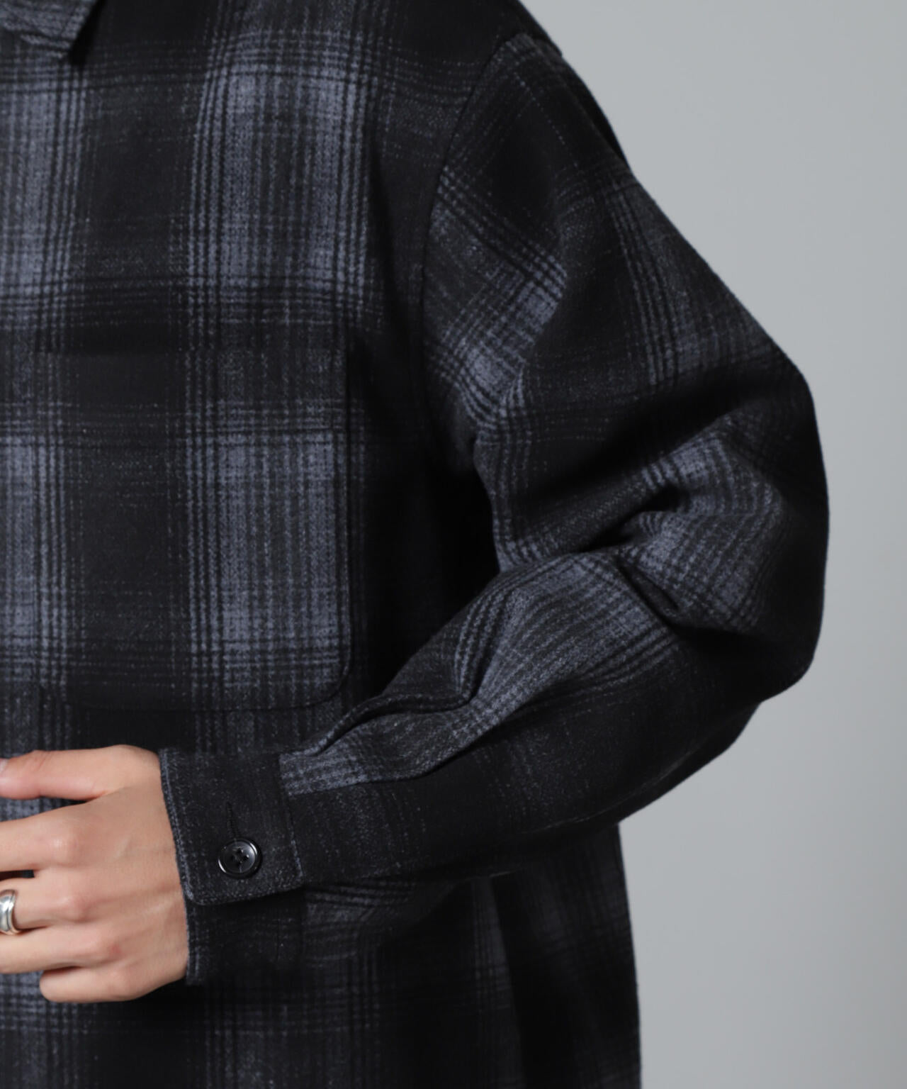 テックメルトン CPOパターンチェックシャツブルゾン 6724212214