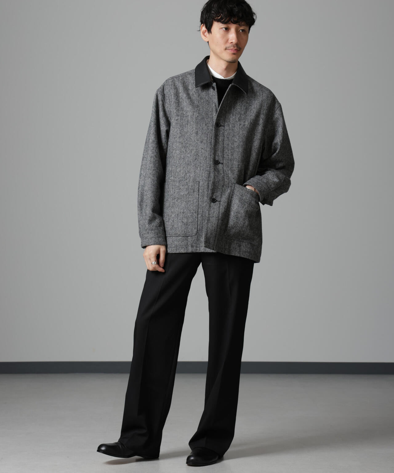 ツイードライクカバージャケット 6724212216