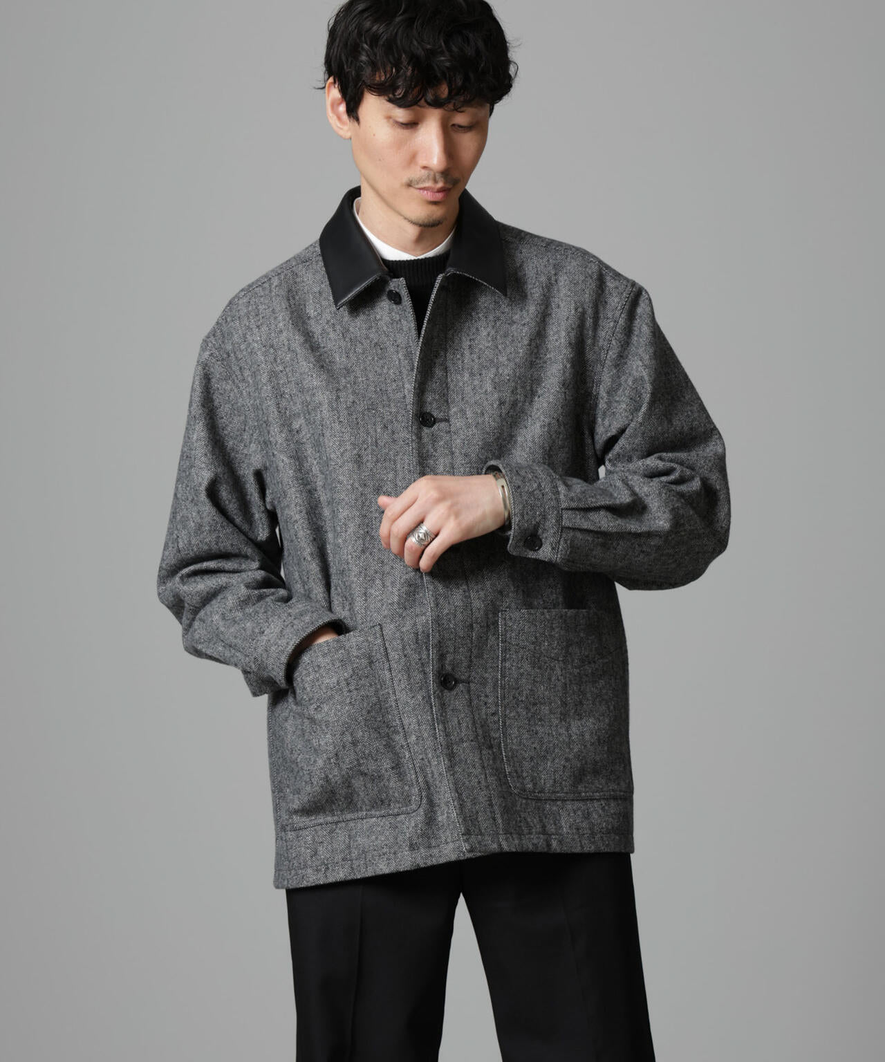 ツイードライクカバージャケット 6724212216