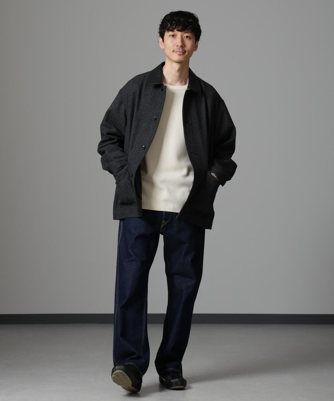 ツイードライクカバージャケット 6724212216