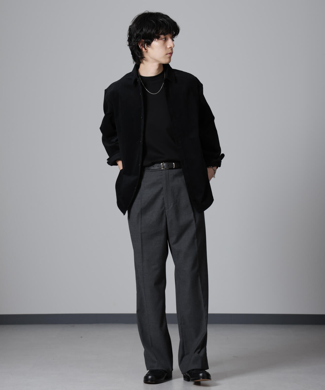 リラックスコーデュロイシャツ 6724220223