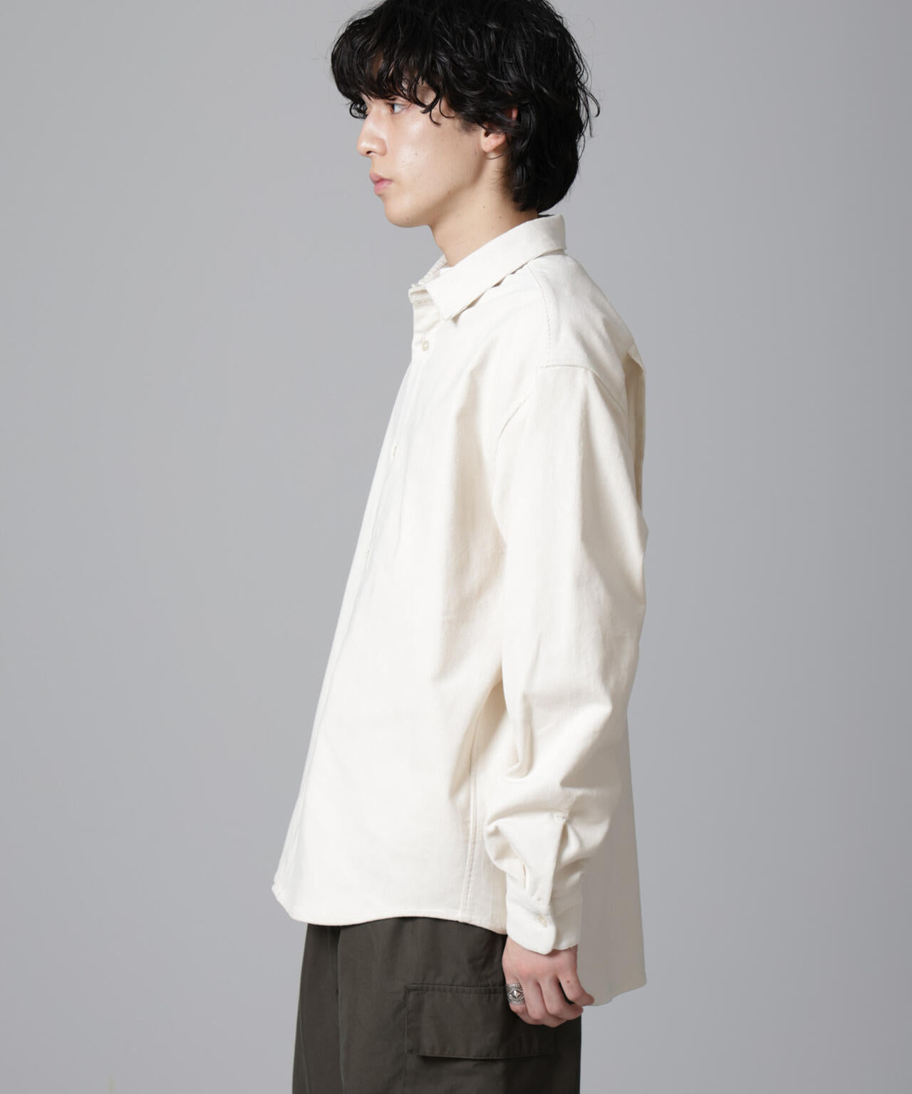リラックスコーデュロイシャツ 6724220223