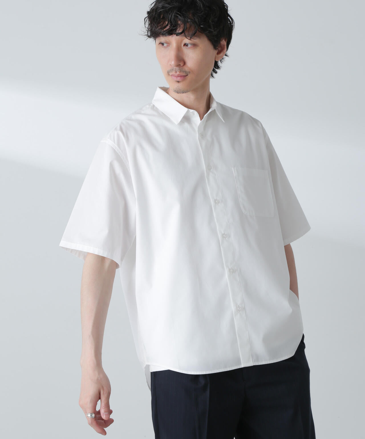 BIG ブロードシャツ 半袖 6724221214