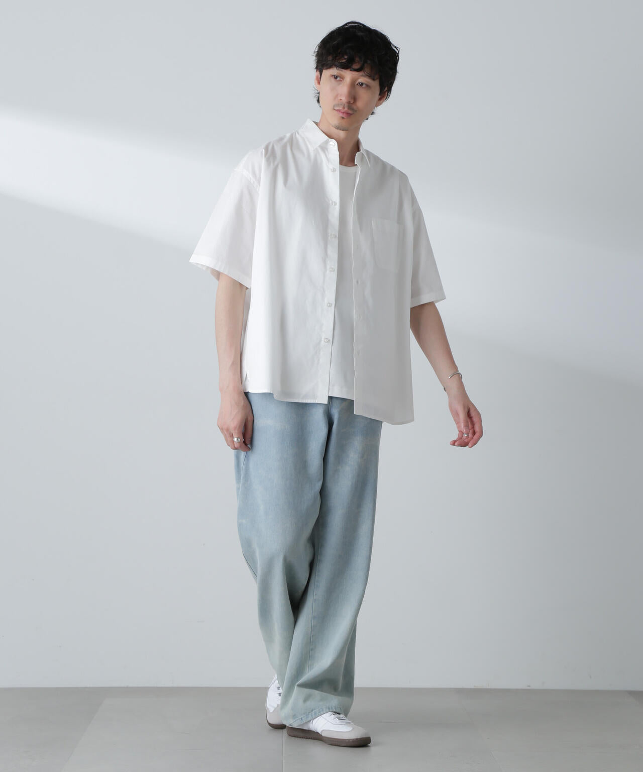 BIGシャンブレーシャツ 半袖 6724221215