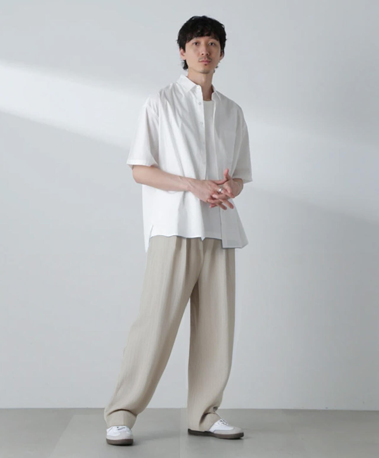 BIGシャンブレーシャツ 半袖 6724221215