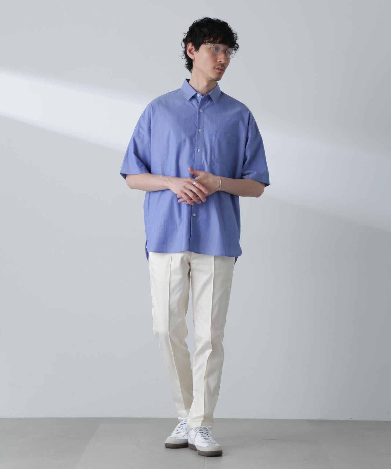 BIGシャンブレーシャツ 半袖 6724221215