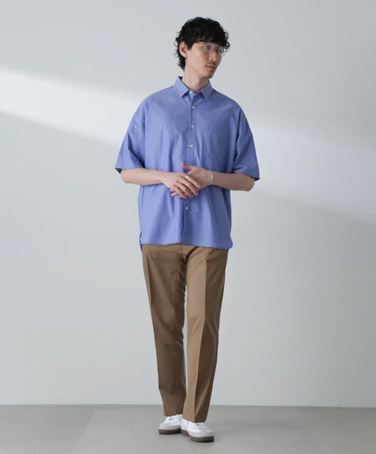BIGシャンブレーシャツ 半袖 6724221215