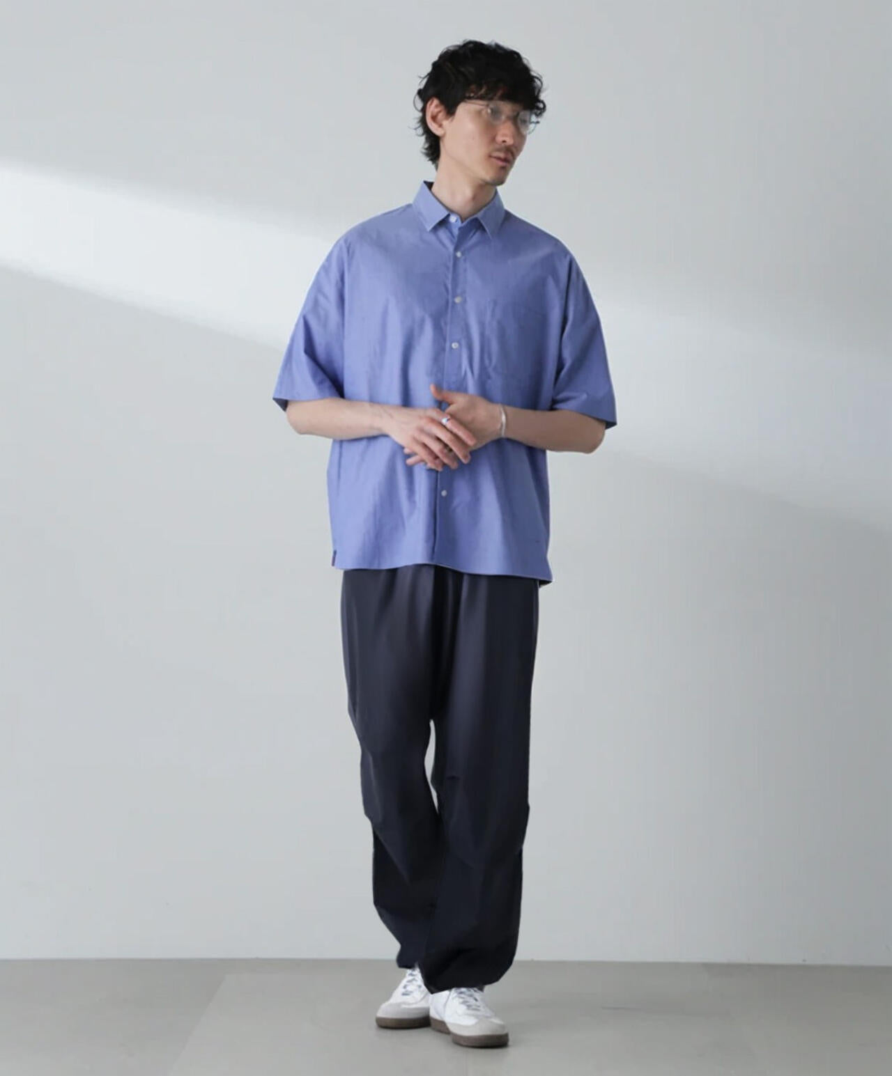 BIGシャンブレーシャツ 半袖 6724221215
