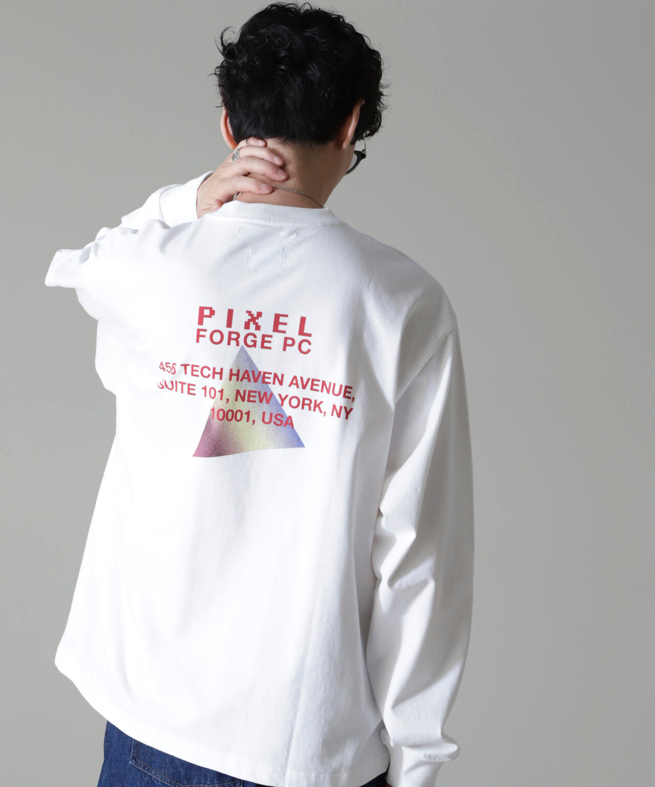 「MOFFISIE2.0」オリジナルプリントTシャツ長袖 6724223212
