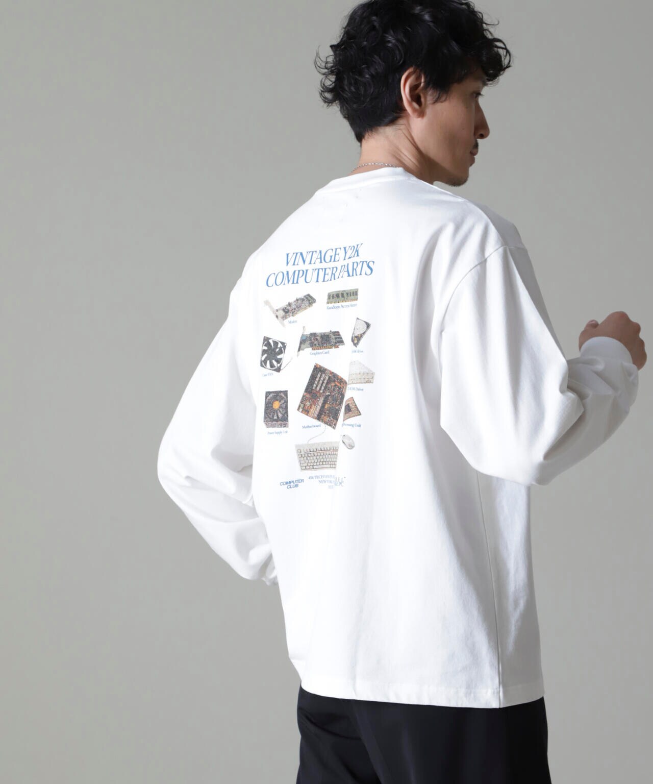 「MOFFISIE2.0」オリジナルプリントTシャツ長袖 6724223212