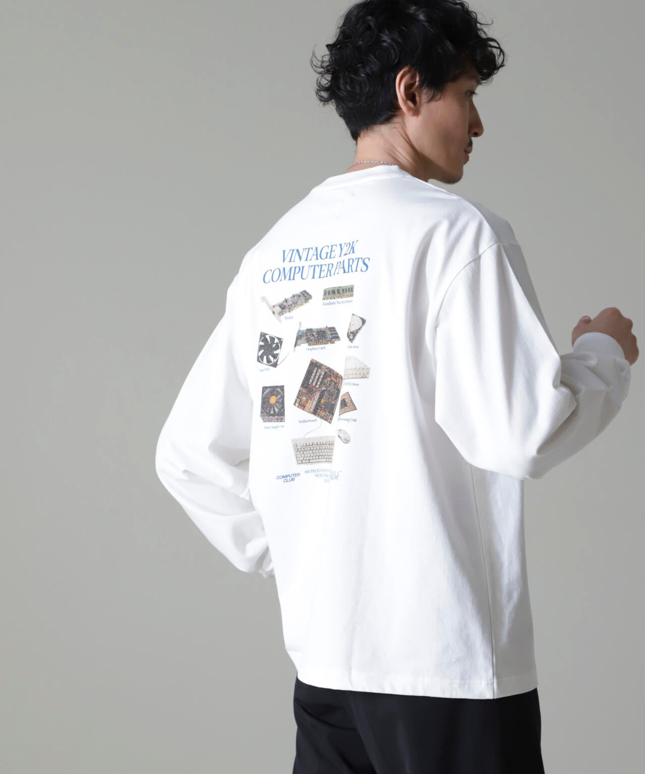 「MOFFISIE2.0」オリジナルプリントTシャツ長袖 6724223212