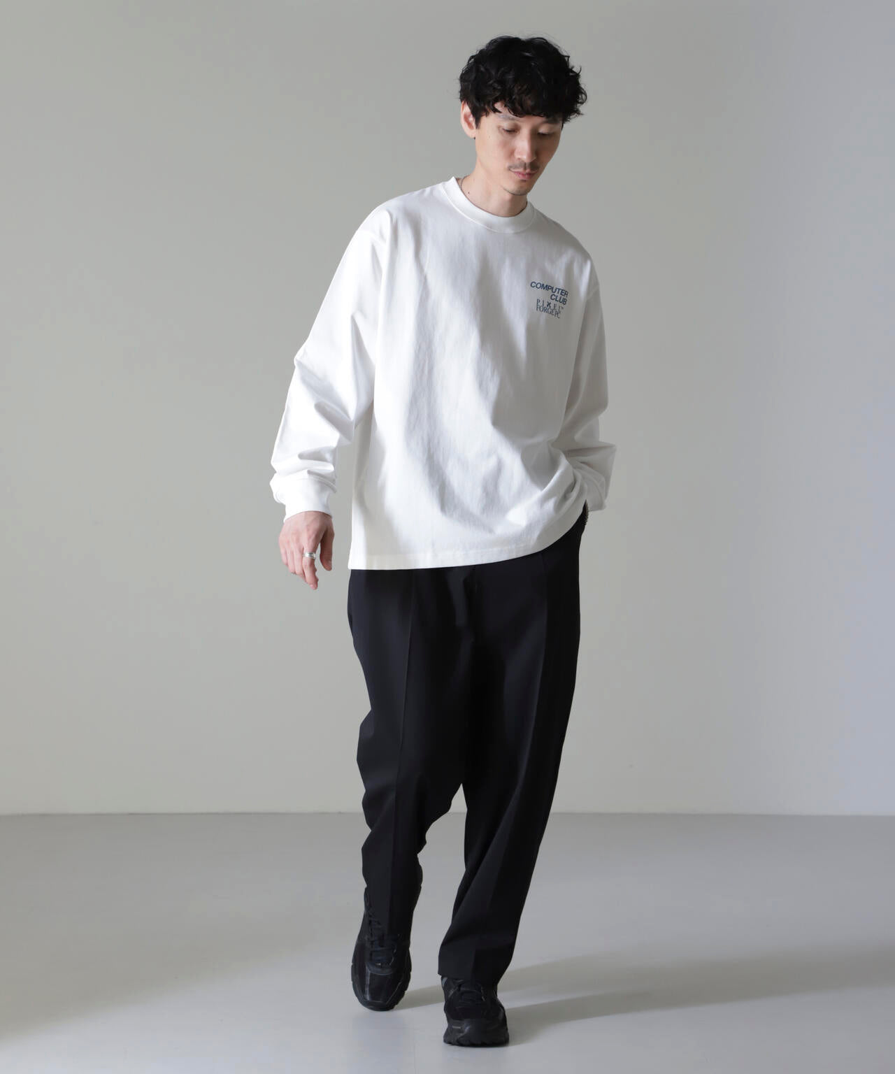 「MOFFISIE2.0」オリジナルプリントTシャツ長袖 6724223212