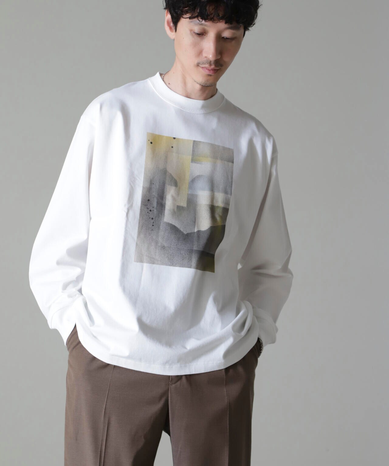「MOFFISIE2.0」オリジナルプリントTシャツ長袖 6724223212
