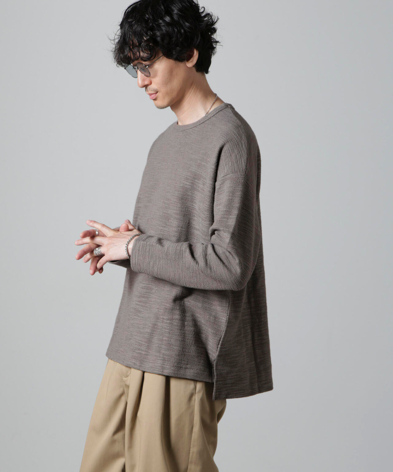 ブークレジャガード クルーネックPO 長袖 6724223217