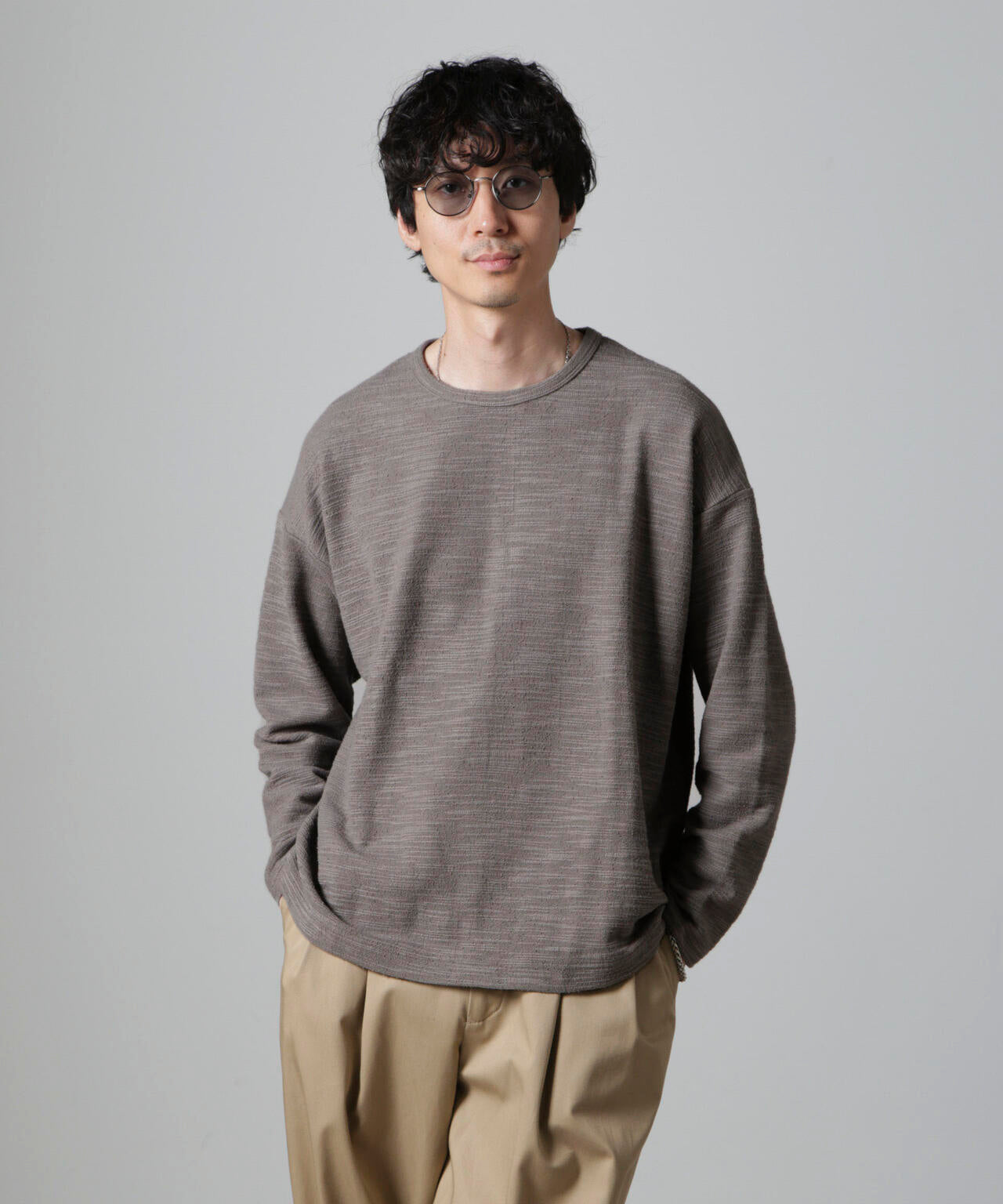 ブークレジャガード クルーネックPO 長袖 6724223217