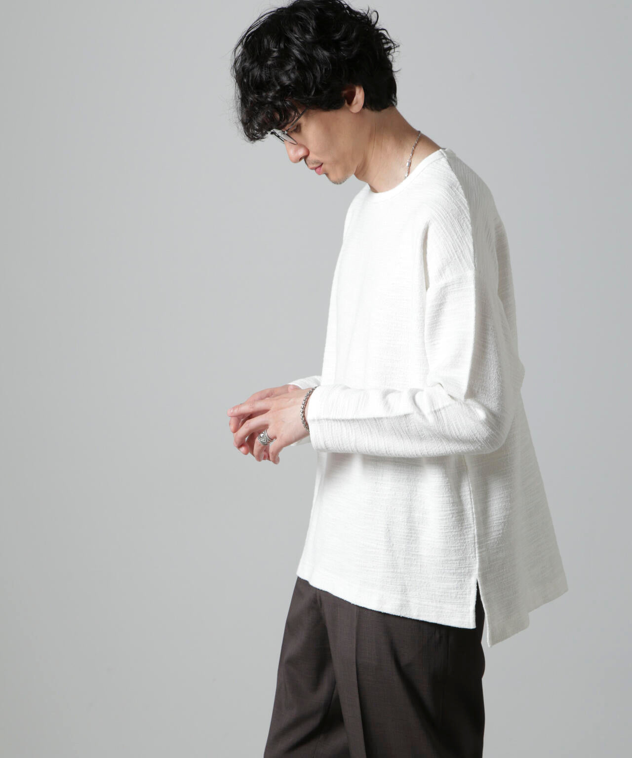 ブークレジャガード クルーネックPO 長袖 6724223217