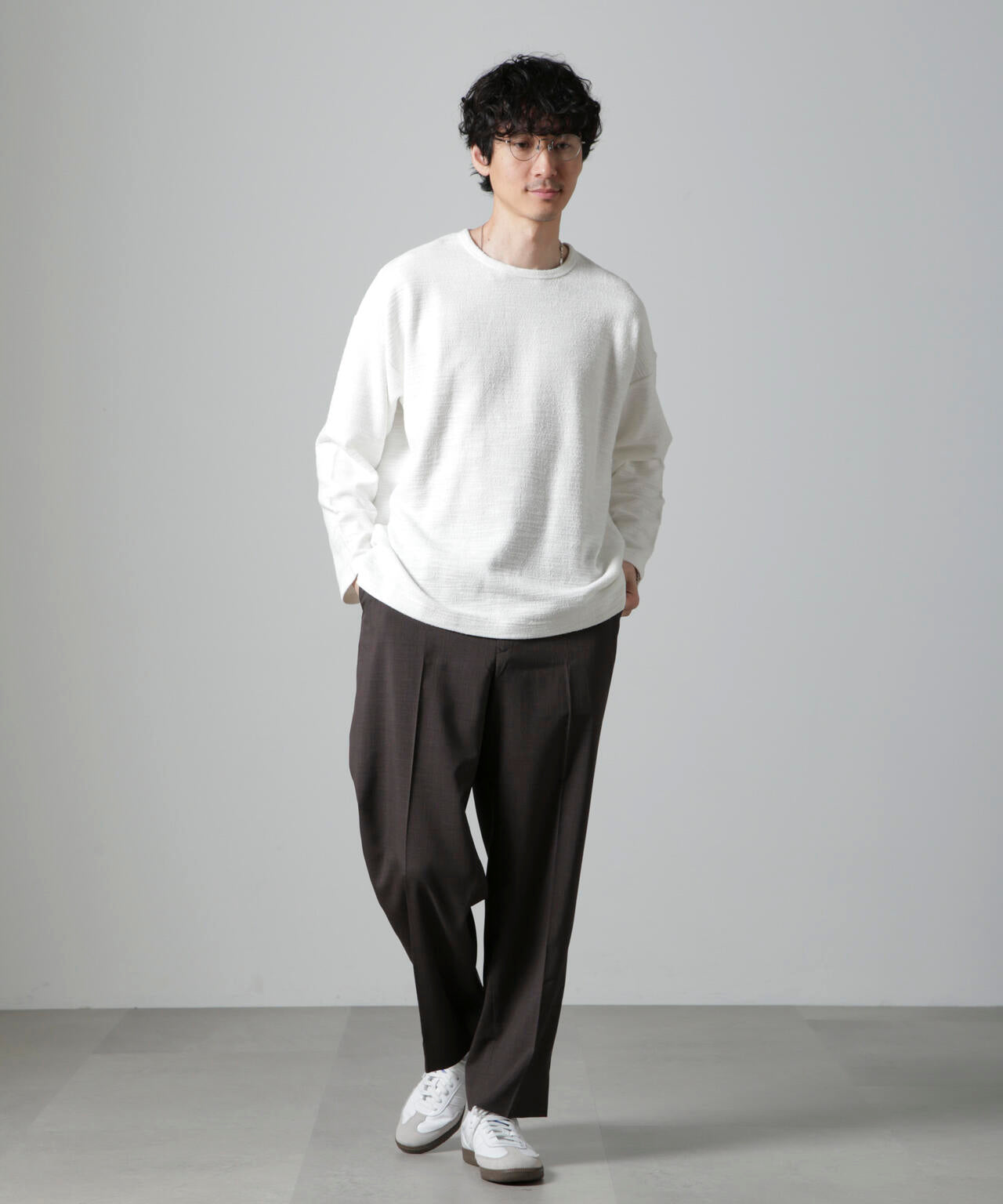 ブークレジャガード クルーネックPO 長袖 6724223217