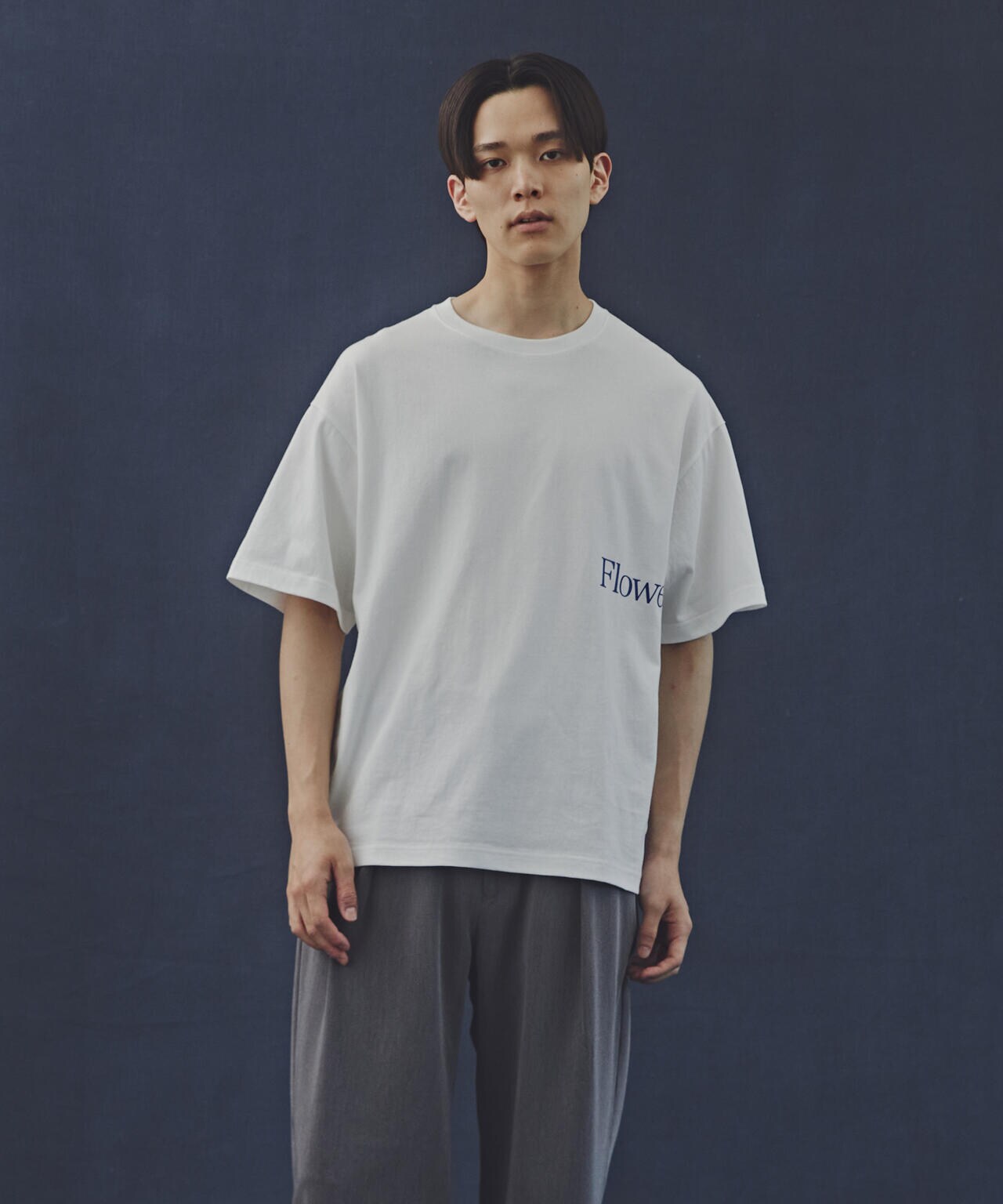 「Commonuse」ヴィンテージライク Flowers Tシャツ 6724224214