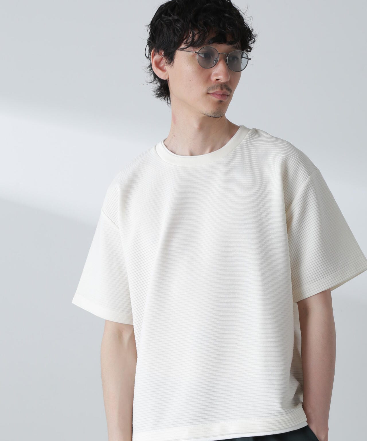 ガーターフェイクレイヤードTシャツ 半袖 6724224223