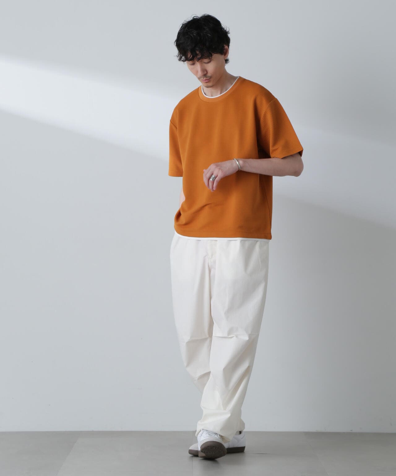 ガーターフェイクレイヤードTシャツ 半袖 6724224223