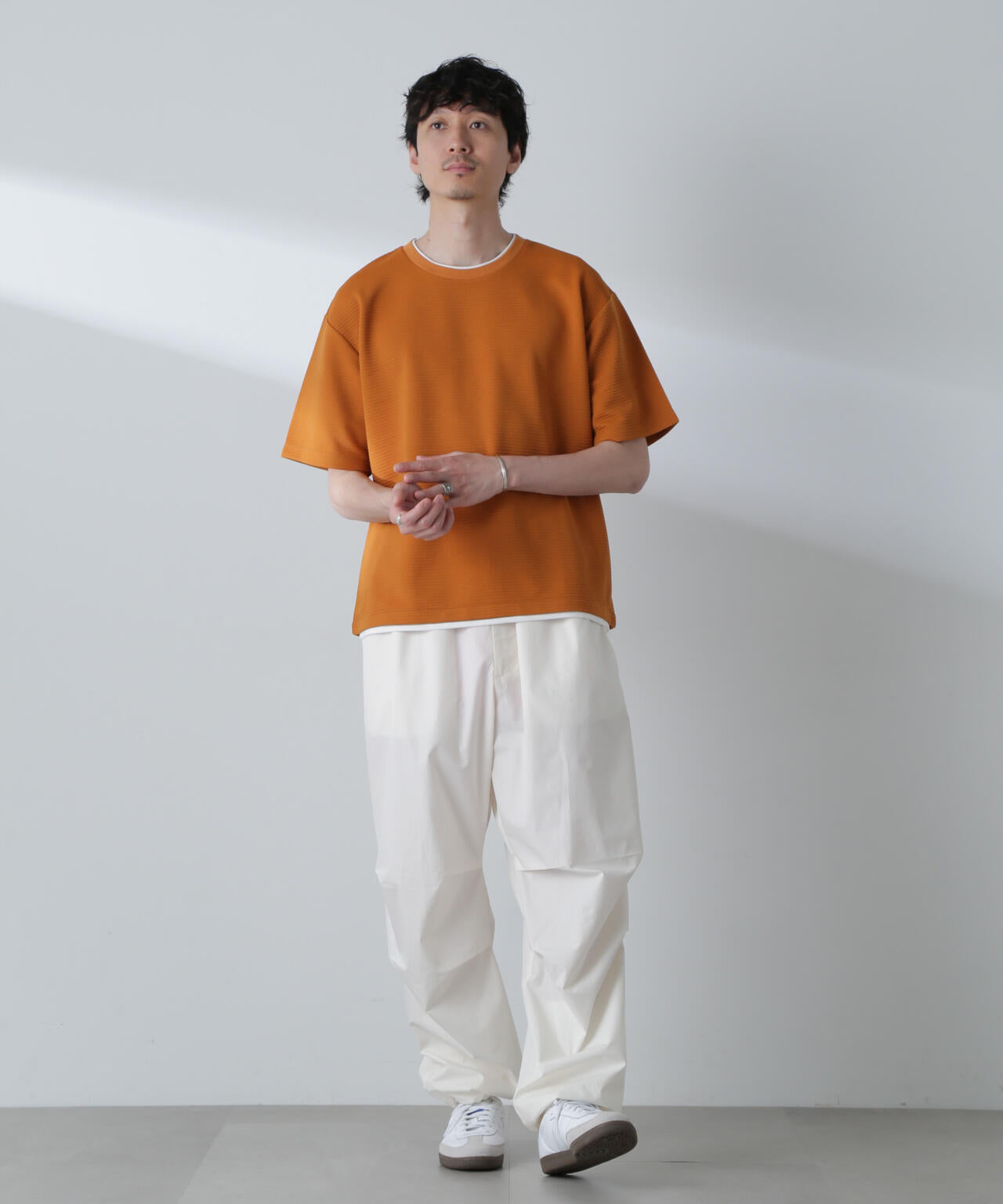 ガーターフェイクレイヤードTシャツ 半袖 6724224223