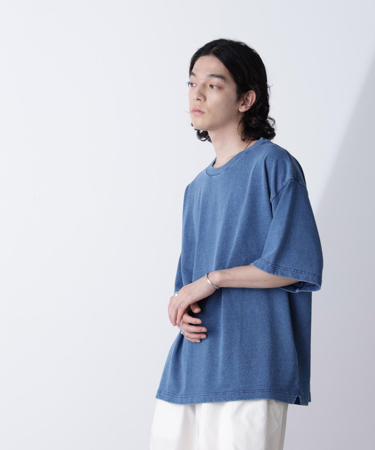 リラックスインディゴTシャツ 半袖 6724224231