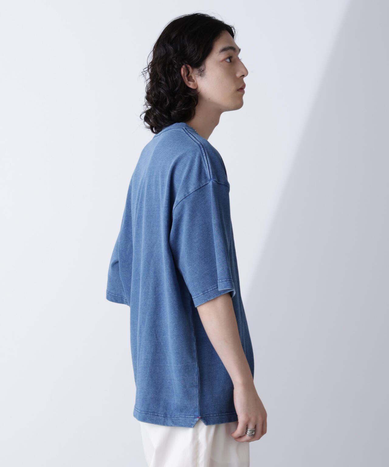 リラックスインディゴTシャツ 半袖 6724224231