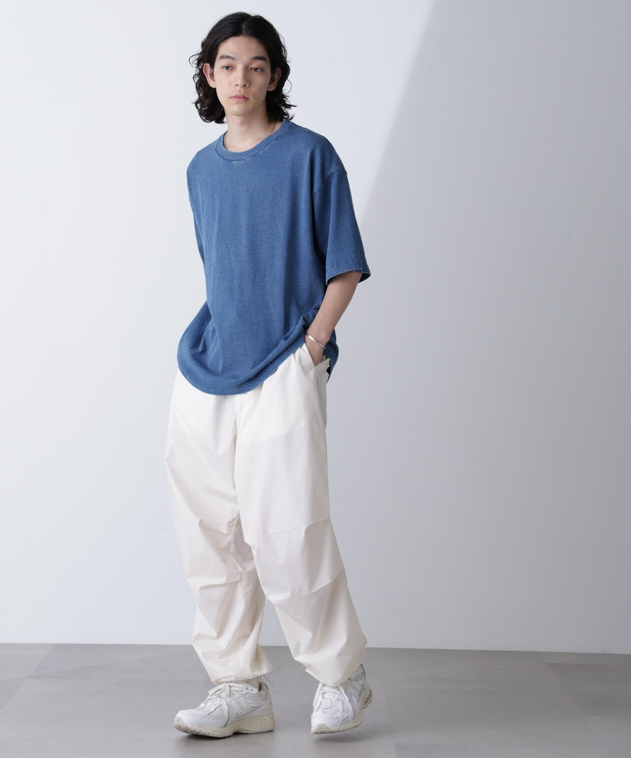 リラックスインディゴTシャツ 半袖 6724224231