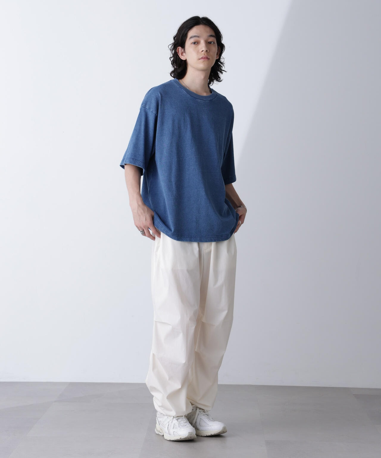 リラックスインディゴTシャツ 半袖 6724224231